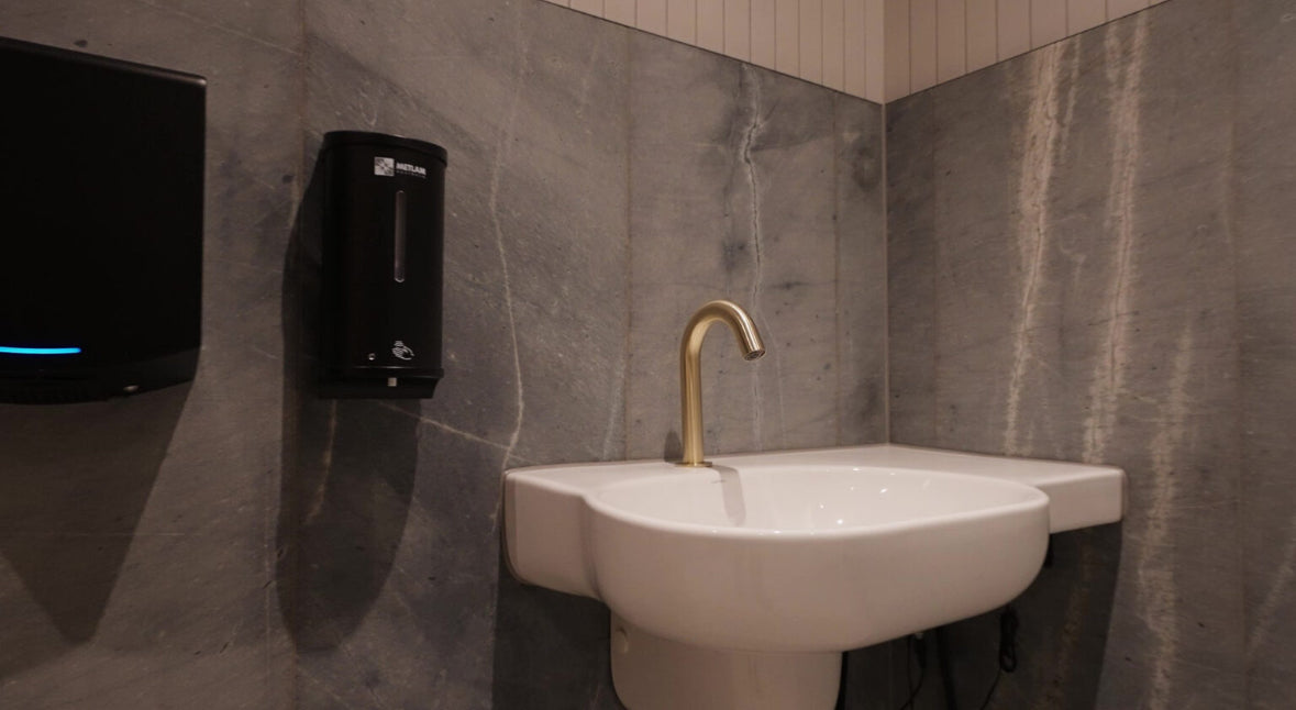 Owen &amp; Finch 1-Hole Sensor Built-in Basin Faucet Brushed Champagne Gold PVD (OF402BG)