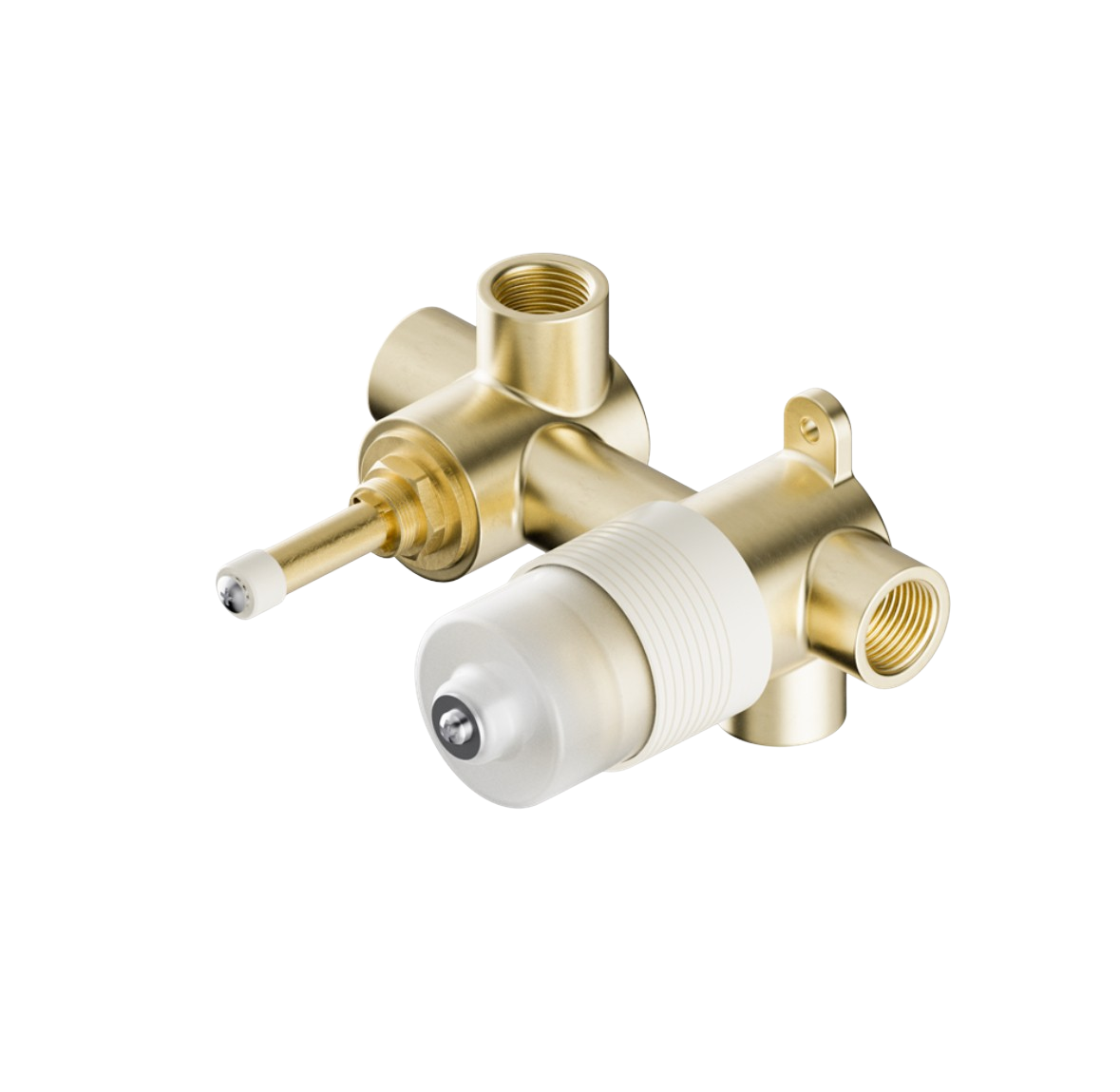Owen &amp; Finch 2-Hole Built-in Mixer Tap with Horizontal Diverter Brushed Champagne Gold PVD (OF221911uBG)