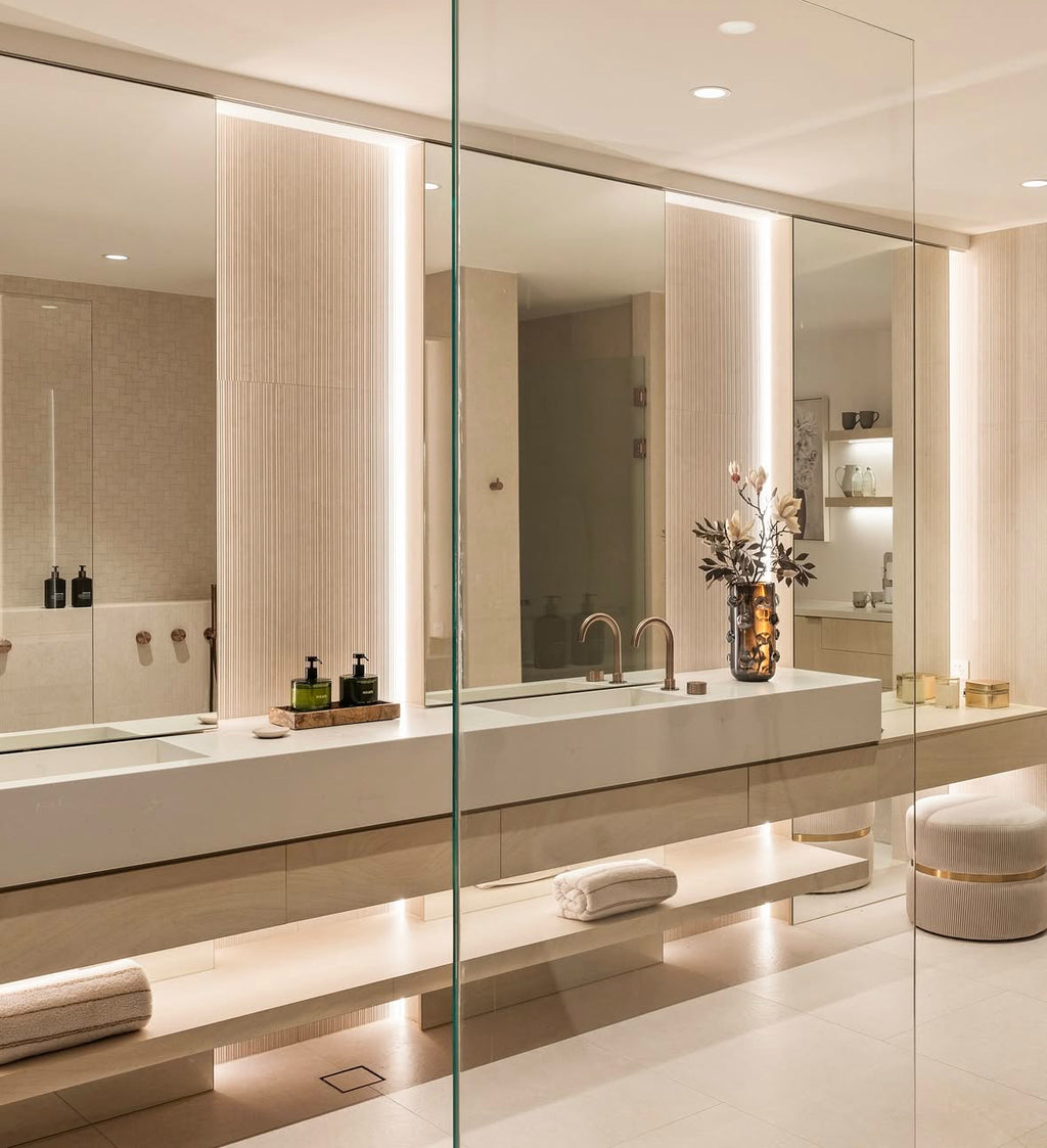 Owen &amp; Finch 2-Hole Progressive Basin Mixer Low Model Brushed Satin Bronze PVD (OF252001BZ)