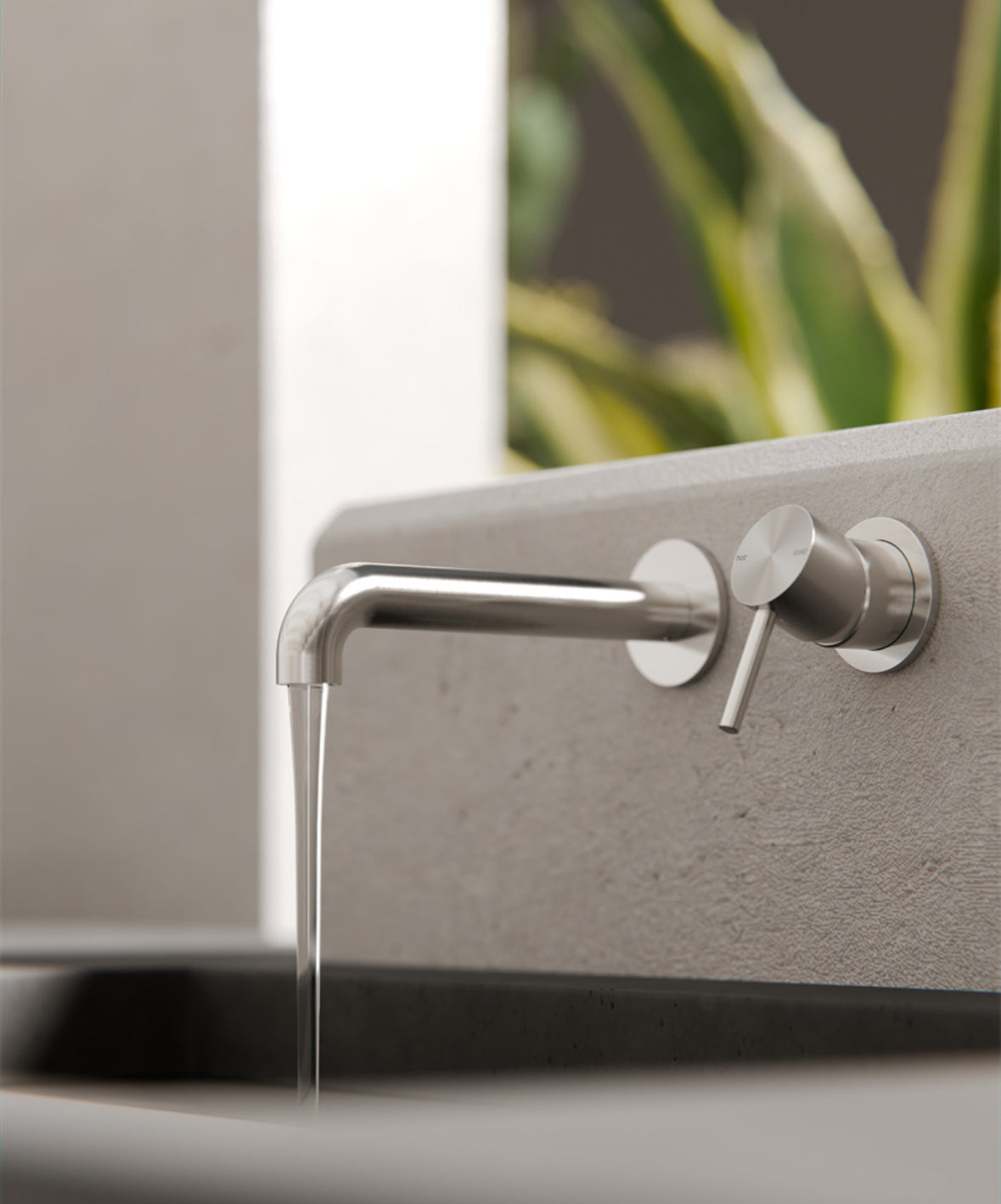 Owen &amp; Finch Built-in Wall Mixer - 316L Stainless Steel - Brushed Nickel - Indoor &amp; Outdoor (OF162210bBN)