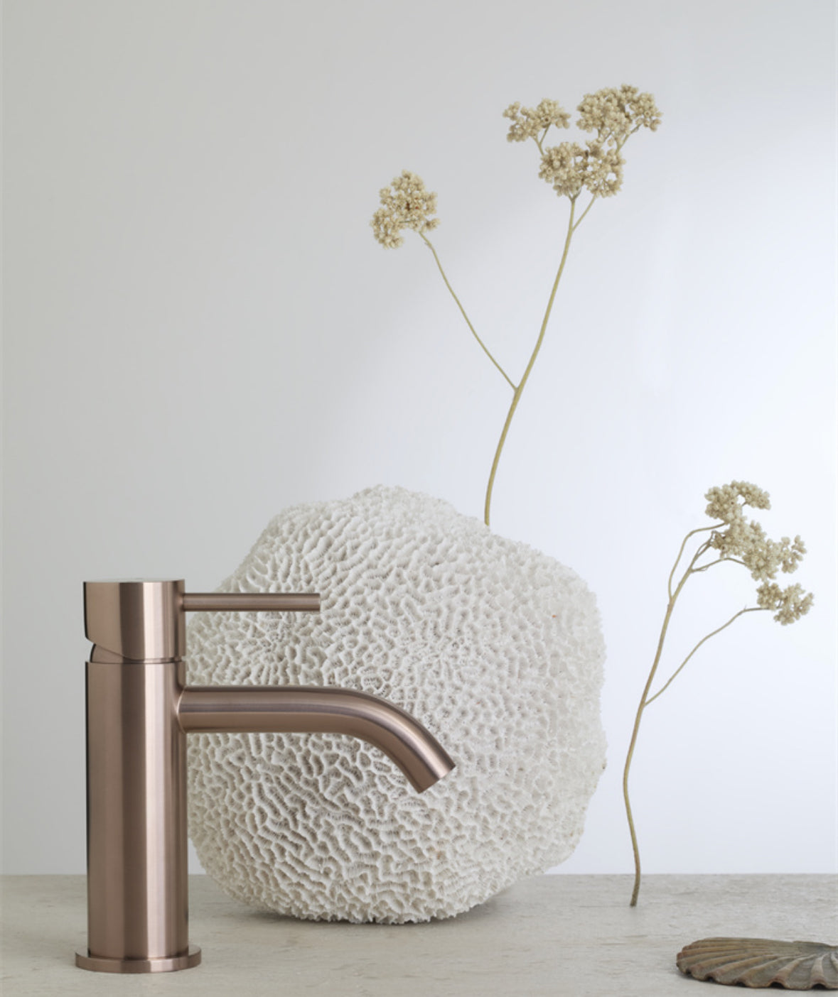 Owen &amp; Finch Low Basin Faucet - 316L Stainless Steel - Brushed Satin Bronze (PVD) - Indoor &amp; Outdoor Use (OF162201BZ)