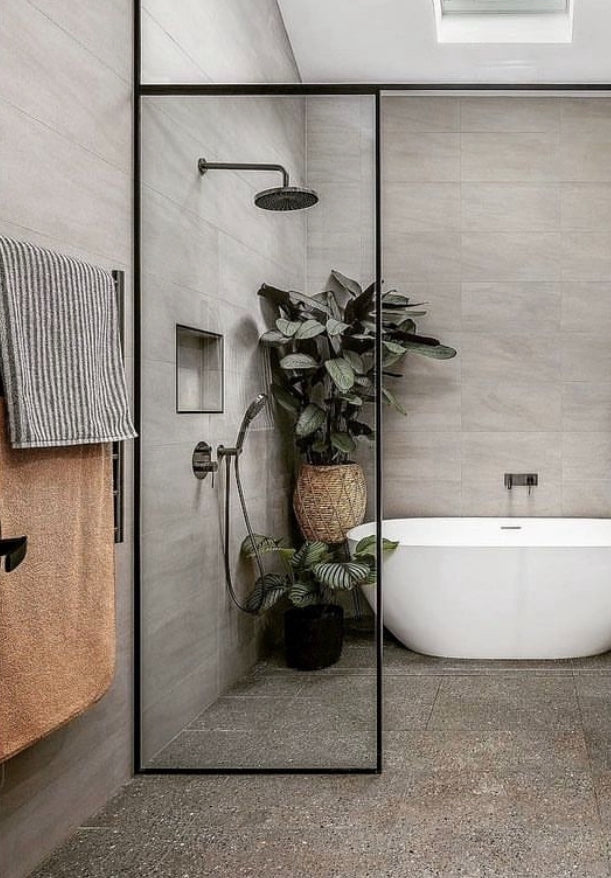 Owen &amp; Finch Brass Hand Shower – Brushed Graphite PVD | 3 settings &amp; luxurious diamond knurling (OF251905cGR)