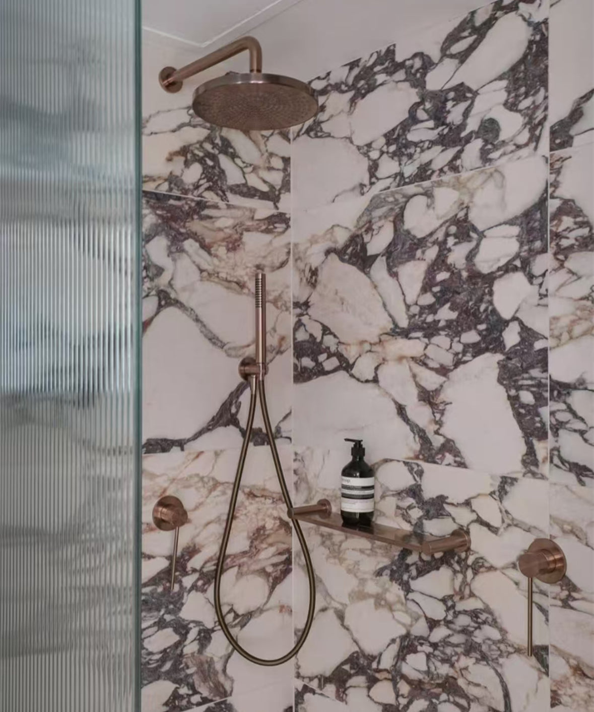 Owen &amp; Finch Curved Wall Arm Brushed Satin Bronze PVD (OF502BZ)