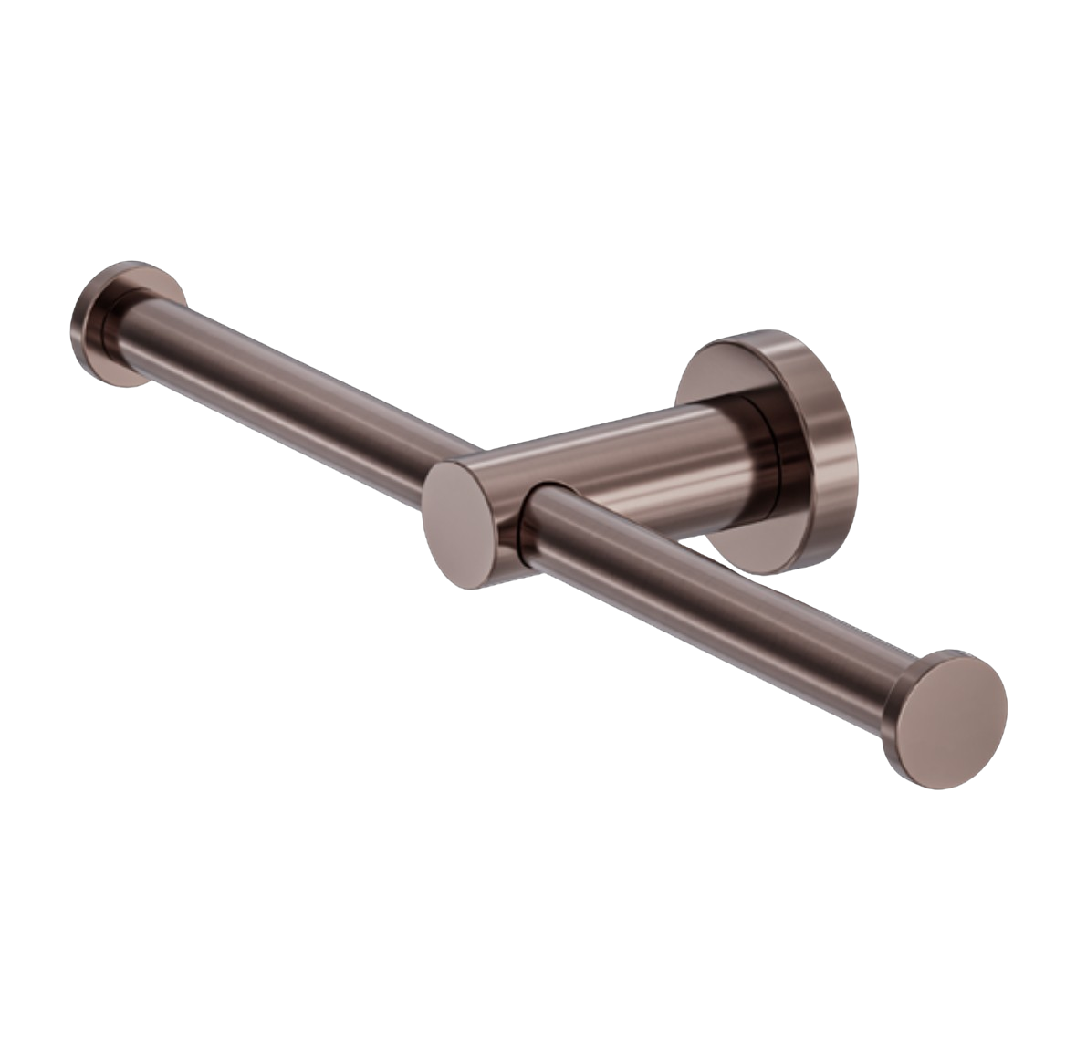 Owen &amp; Finch Stainless Steel Toilet Roll Holder with Spare Roll Holder – Brushed Satin Bronze (PVD) – (OF1986dBZ)