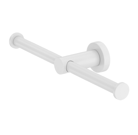 Owen & Finch Mecca Dubbele Toiletrolhouder Matte White (OF1986dMW)