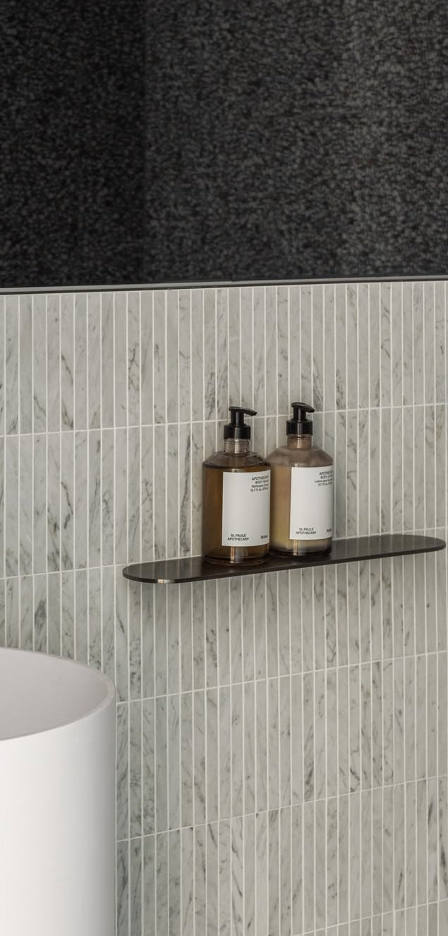 Owen &amp; Finch 316L Stainless Steel Plank Brushed Graphite PVD