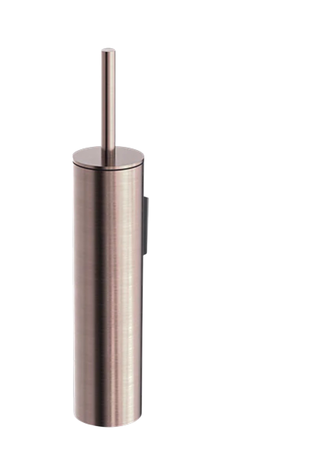Owen &amp; Finch Hanging Toilet Brush with Holder – Brushed Satin Bronze (PVD) – Black Brush – Stainless Steel (OF1988BZ)