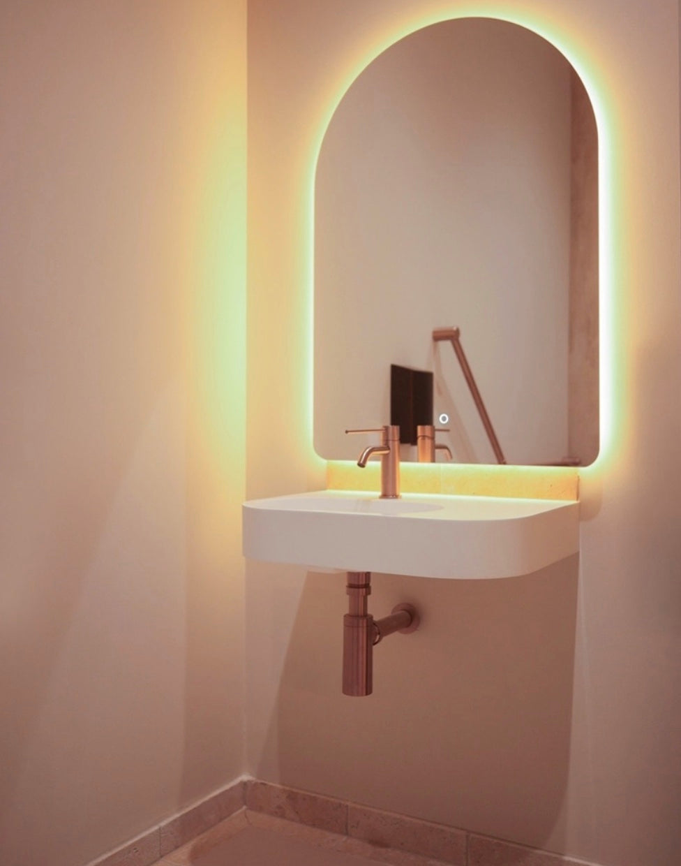 Owen & Finch Messing Sifon – Geborsteld Satijn Brons PVD | Luxe Wastafelsifon voor Badkamer (OFA186wBZ)