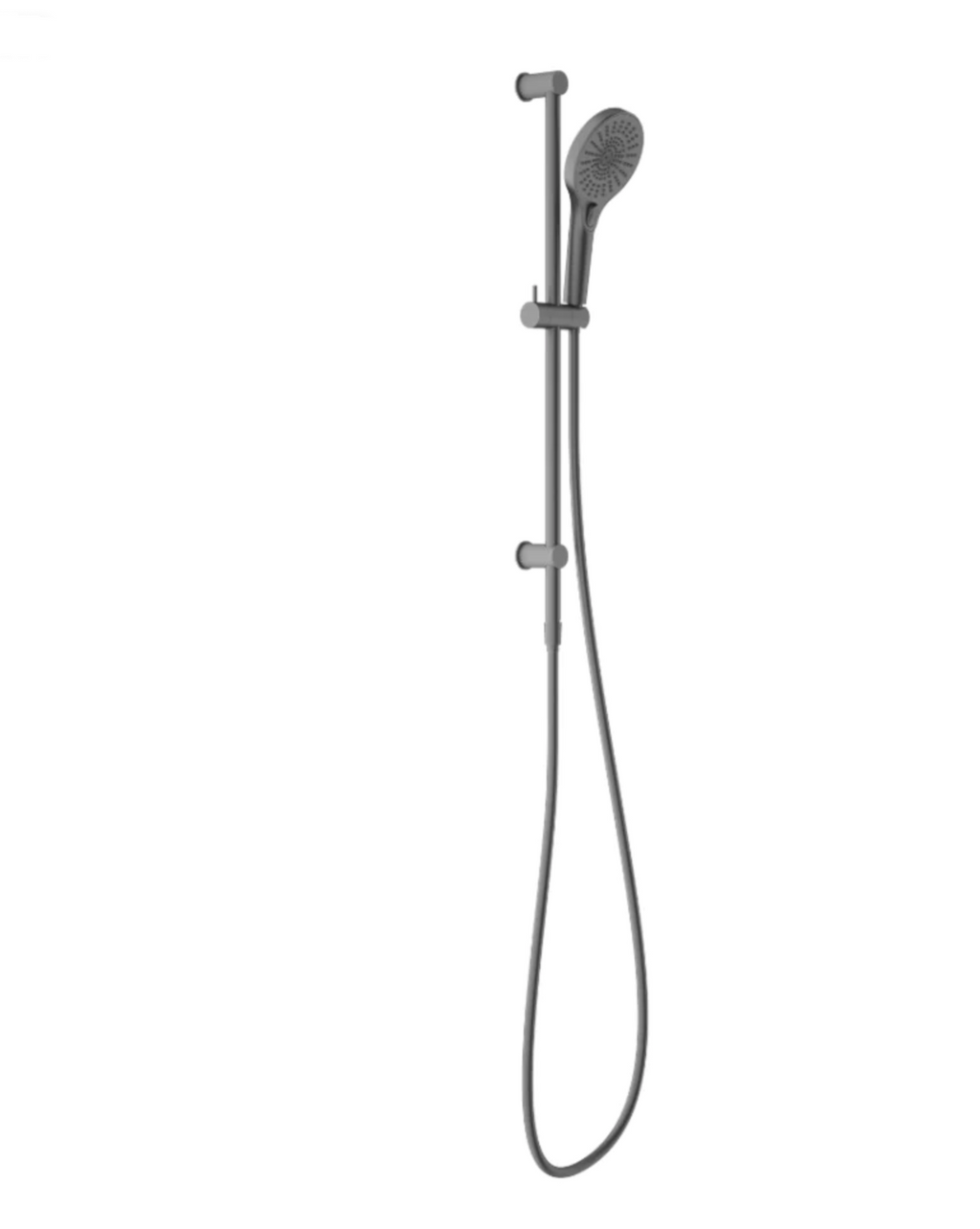 Owen &amp; Finch Brass Shower Set – Brushed Graphite (PVD) | Thermostatic Mixer with Diamond Knurling, Hand Shower &amp; Rain Shower Ø250mm (OF251913GR)