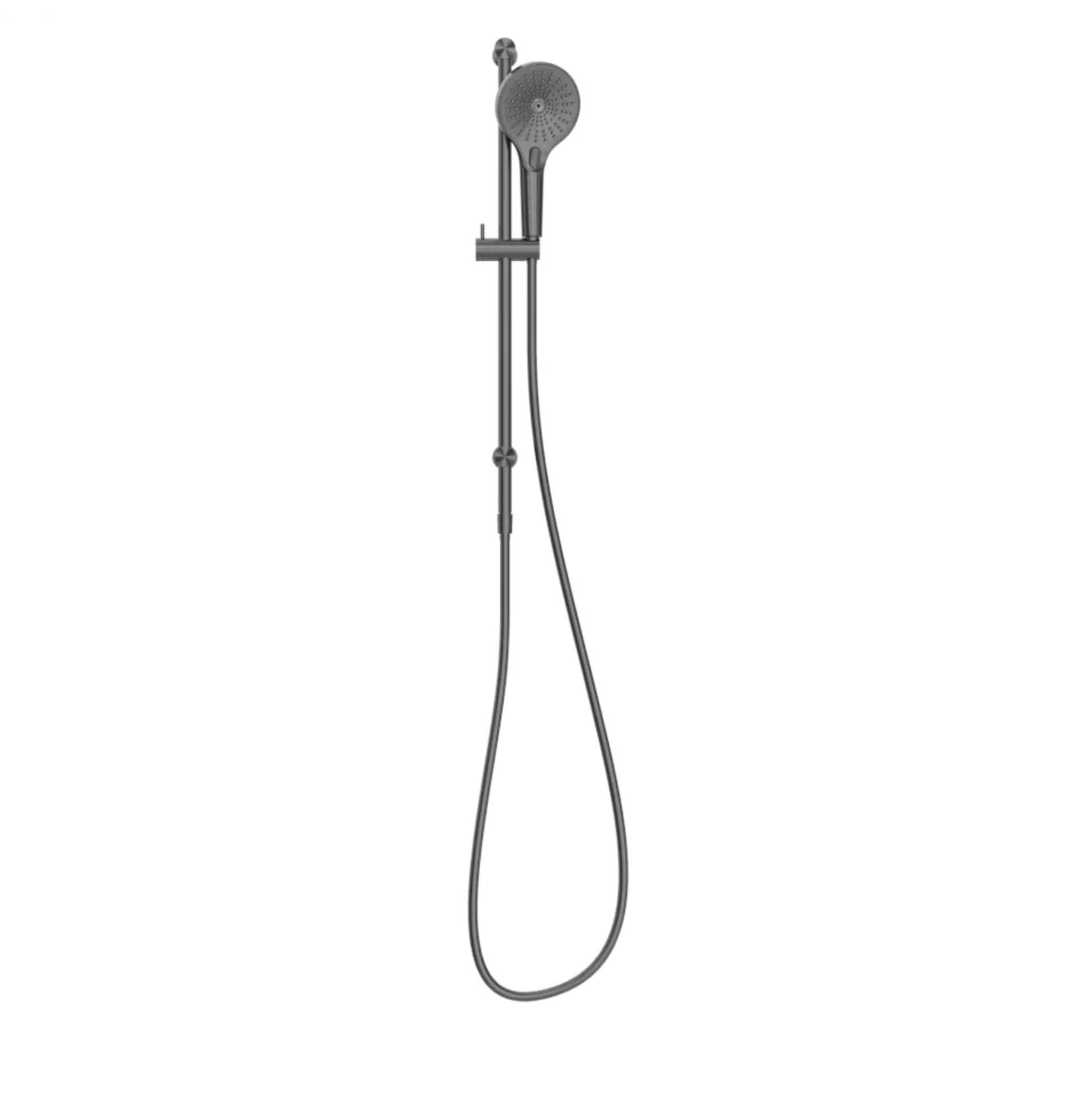 Owen & Finch Messing Doucheset – Geborsteld Grafiet (PVD) | Thermostaatkraan met Diamantkarteling, Handdouche & Regendouche Ø250mm (OF251913GR)