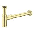 Wastafelsifon Messing Geborsteld Champagne Goud PVD | Owen & Finch (OFA186wBG)