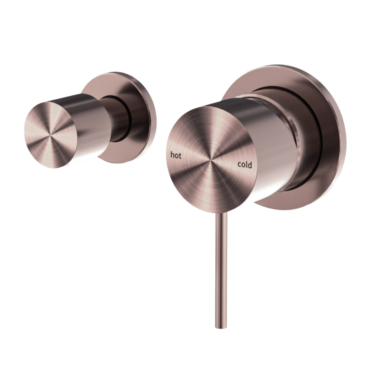 Owen &amp; Finch 2-Hole Built-in Mixer Tap with Horizontal Diverter Brushed Satin Bronze PVD (OF221911uBZ)