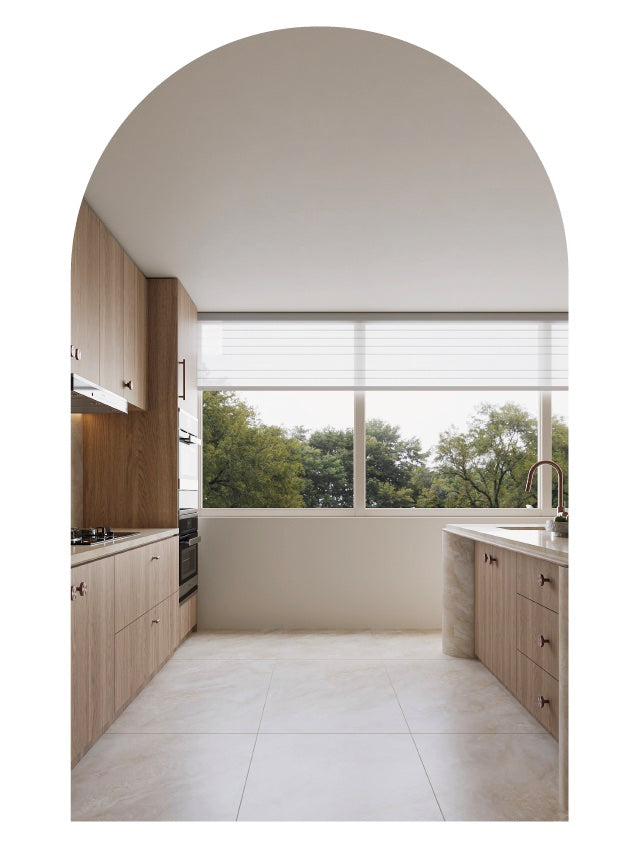 Ladegreep & Kastgreep 316L RVS Geborsteld Nikkel | Rond Ø26 mm | Owen & Finch (OF25F006BN)