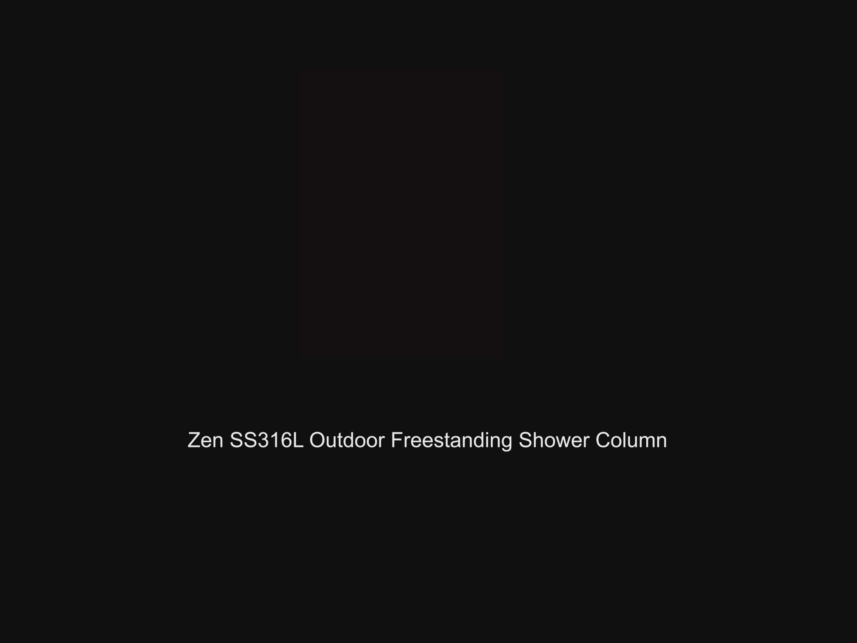 Owen &amp; Finch Luxury Outdoor Shower – 316L Stainless Steel – Brushed Nickel – Rain Shower Ø300 mm + Rod Hand Shower (OF162205aBN) 