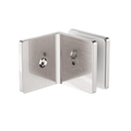 Owen &amp; Fich Glass Wall Mount 10mm - Glass Clamp Shower Wall Brushed Nickel (OFSH204BN) 
