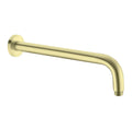 Wandarm Douchekop 330mm Messing Geborsteld Champagne Goud PVD | Owen & Finch (OF502BG)