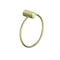 Handdoekring Messing Geborsteld Champagne Goud PVD Met Diamantkarteling | Owen & Finch (OF2580aBG)