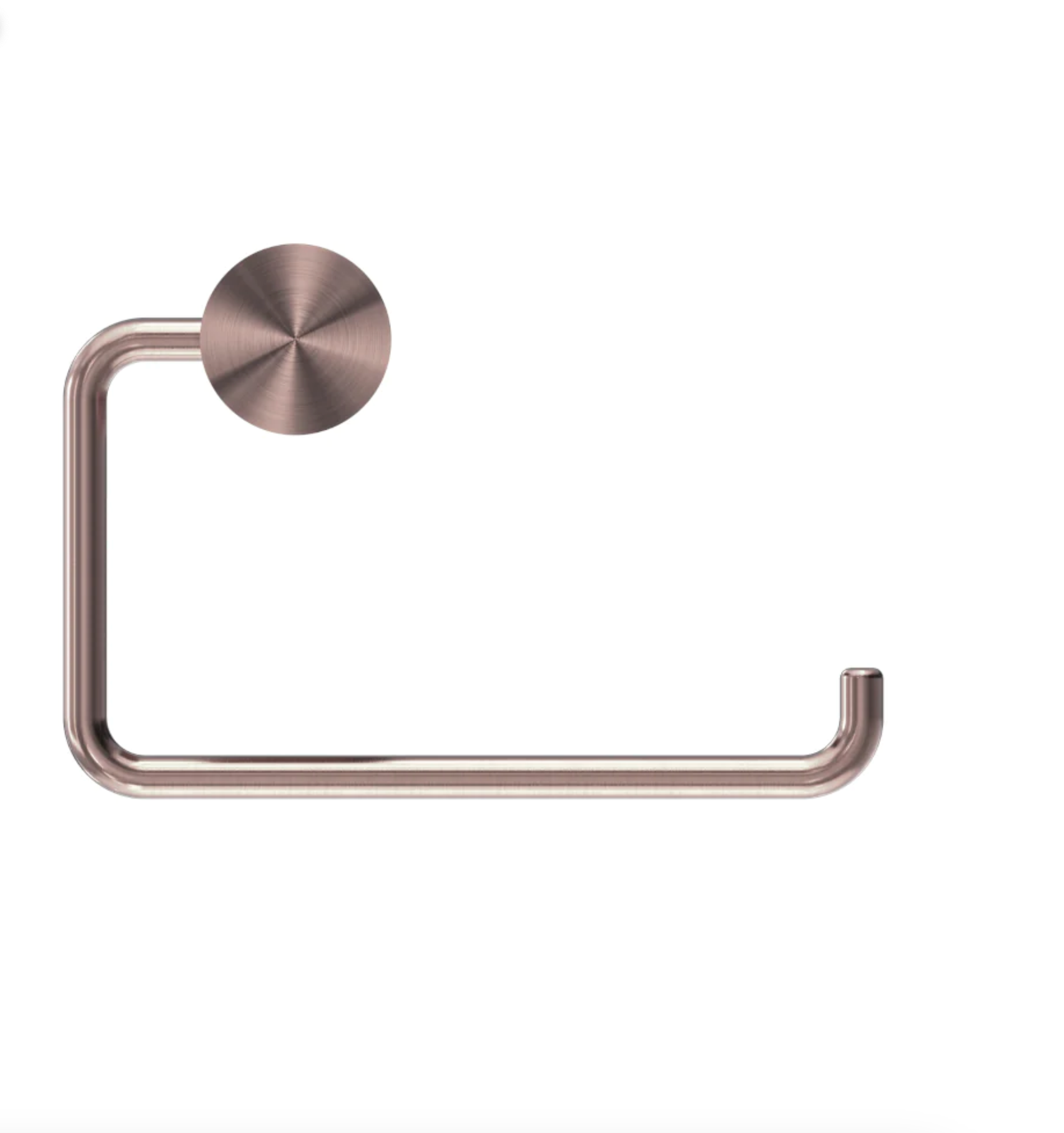 Owen &amp; Finch Brass Toilet Roll Holder – Brushed Satin Bronze (PVD) – Luxury Wall Mount with Diamond Trim (OF2586BZ)